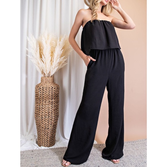 🖤 STRAPLESS IN BLACK JUMPSUIT - Picture 5 of 5
